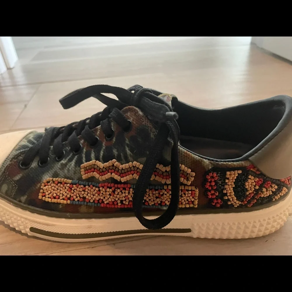 VALENTINO
Tie Dyed Beaded Sneakers - Picture 4 of 6